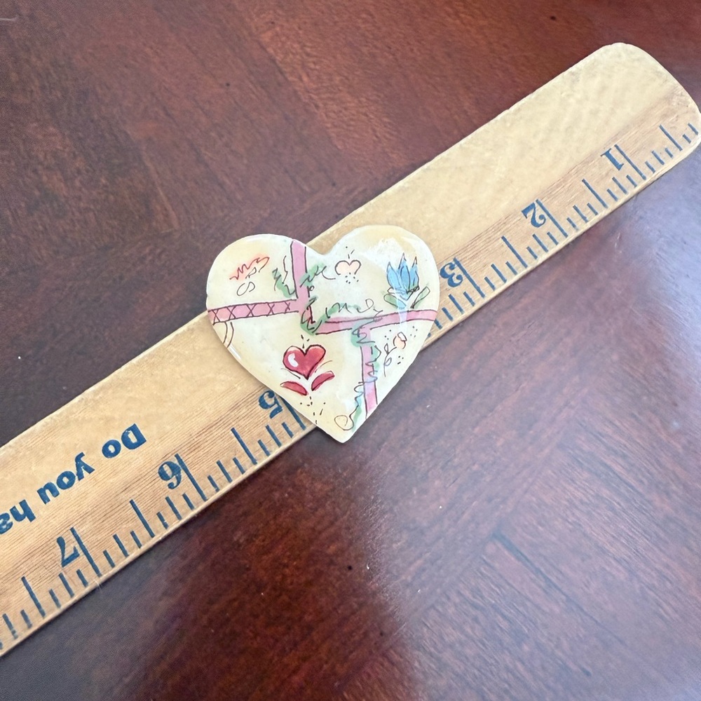 Vintage Heart Brooch